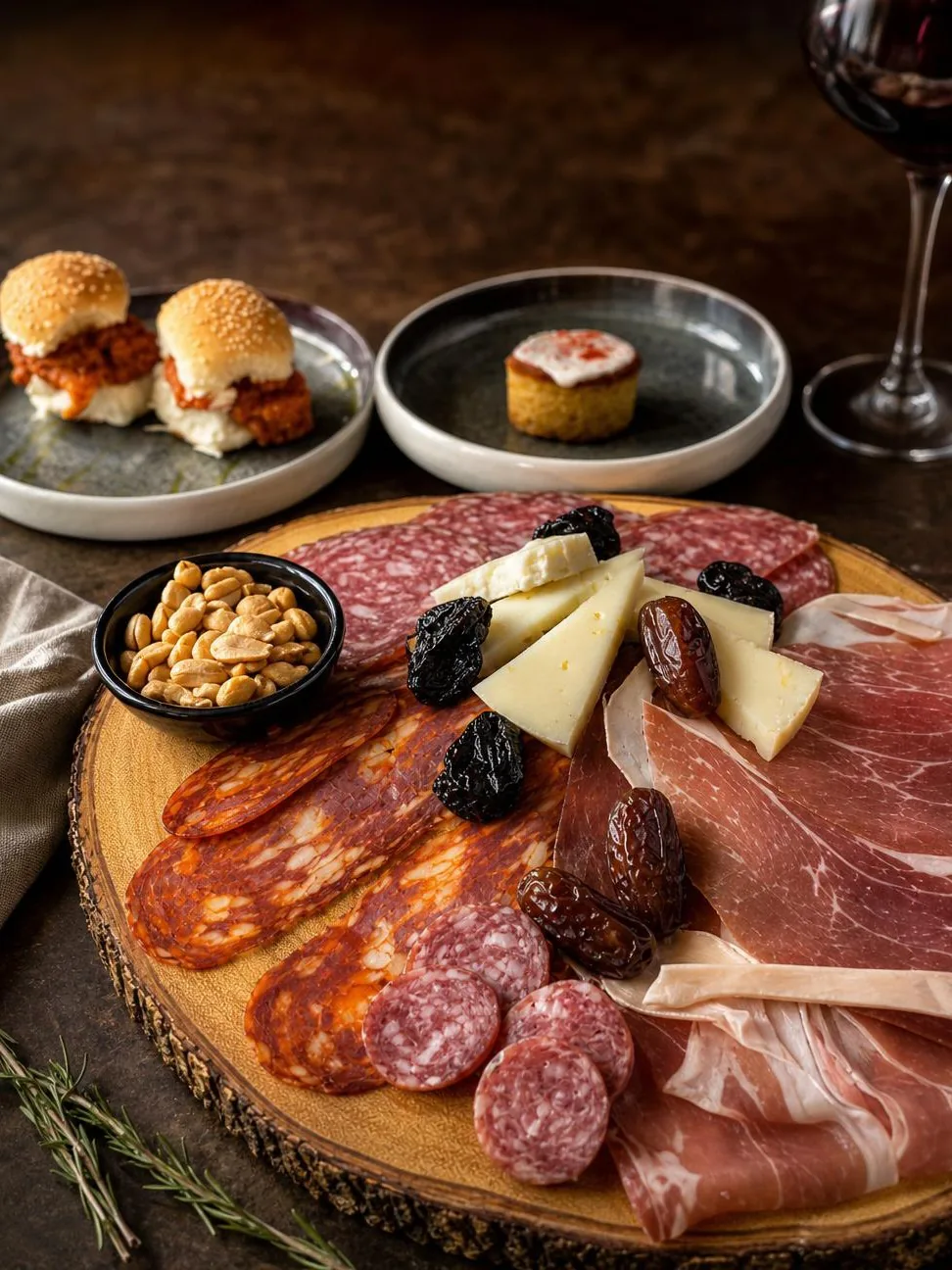 Tagliere di salumi e formaggi del casale